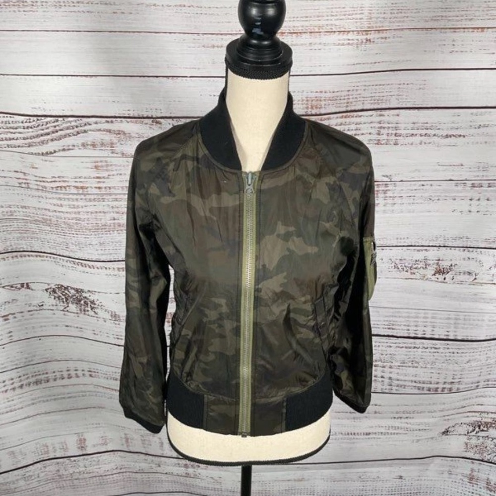 NLST camo flight / bomber jacket